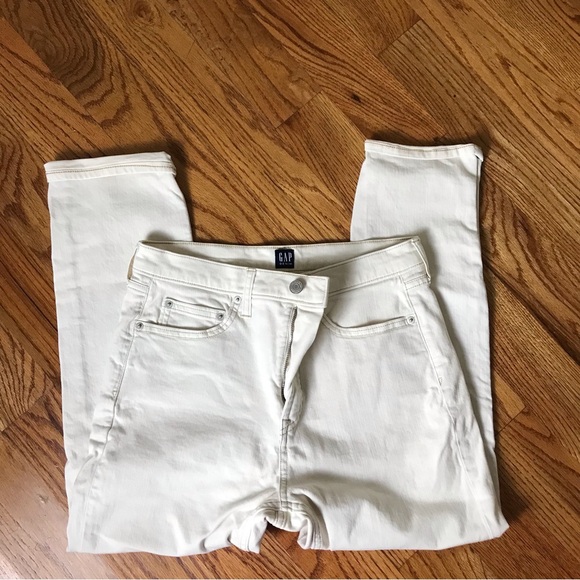 GAP Cream Cigarette Jeans - Picture 3 of 9